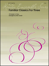 Familiar Classics For Three Trumpet Trio cover